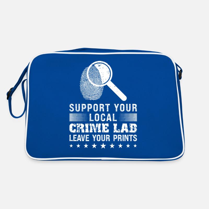 Kriminaltechniker Tatortermittler Forensik Spruch Retro Tasche