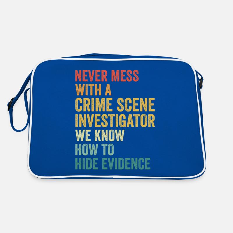 Forensic Technician Crime Scene Investigator Forensic Sentence Retro Bag