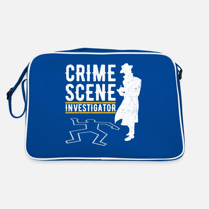 Kriminaltechniker Tatortermittler Forensik Spruch Retro Tasche