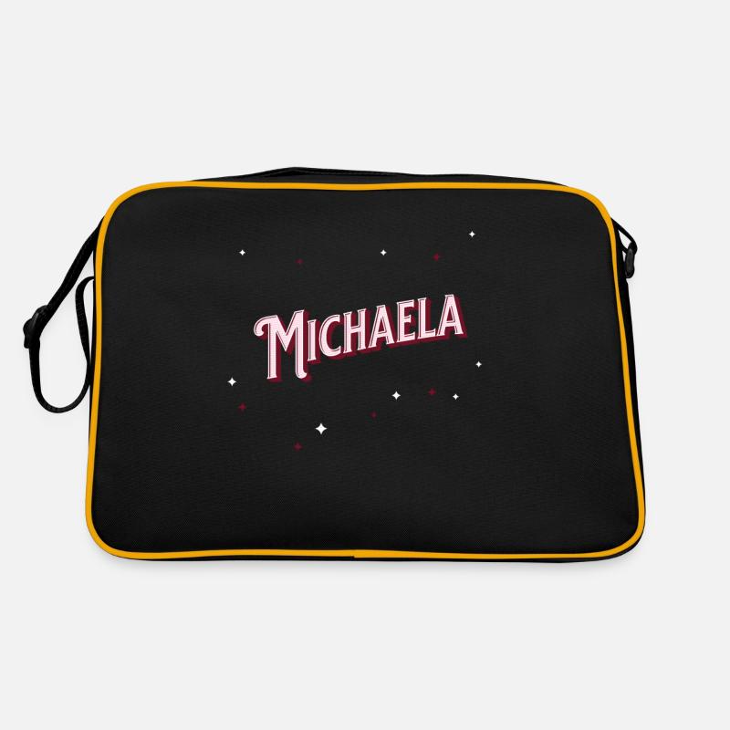 Michaela's name personalized Retro Bag