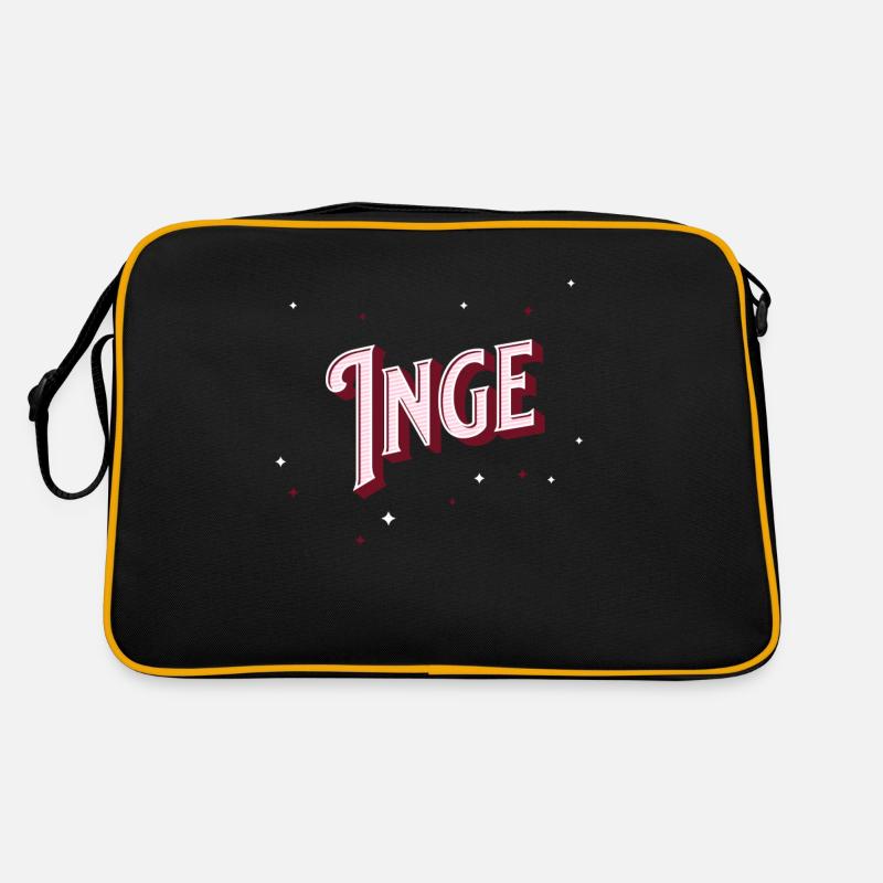Inge name personalized Retro Bag