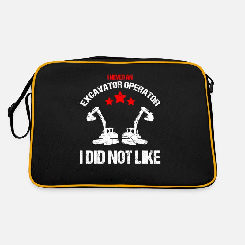 operator and heavy machinery operator Retro Bag