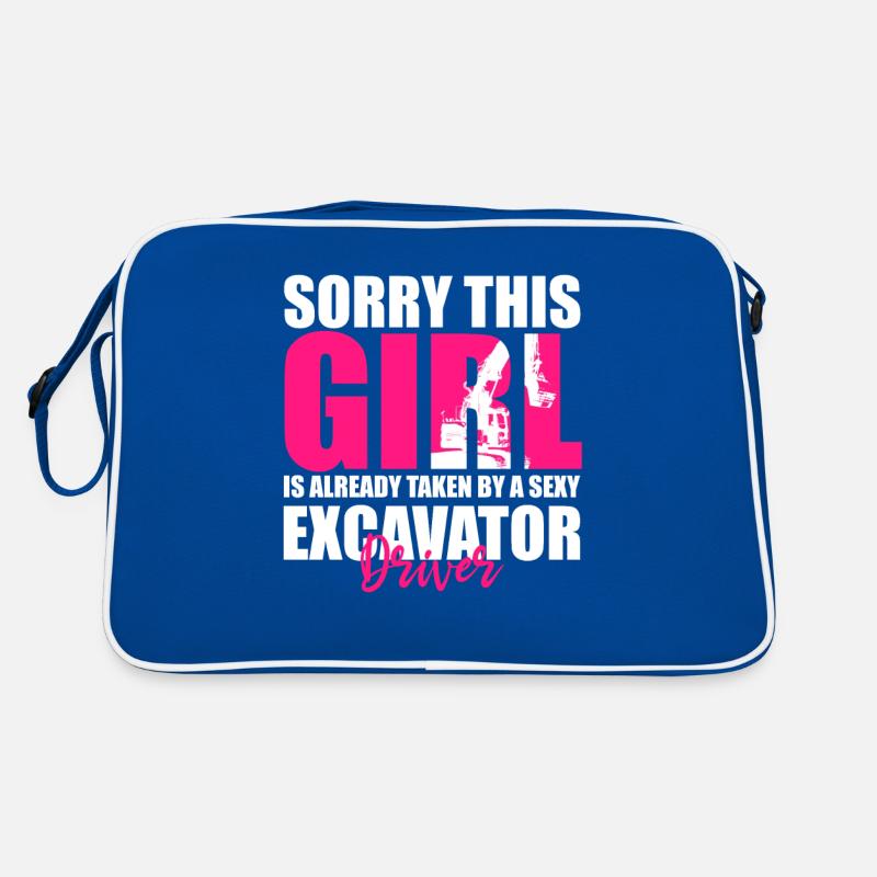 operator and heavy machinery operator Retro Bag