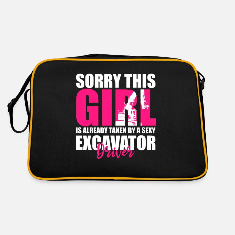 operator and heavy machinery operator Retro Bag