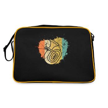 Tenorhorn Joueur de Tenorhorn Joueur de Tenorhorn Joueur de Tenorhorn - Sac Retro - noir/or - Dos