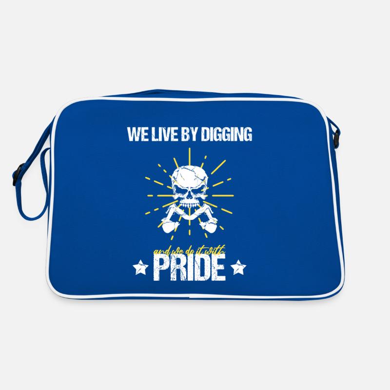 operator and heavy machinery operator Retro Bag