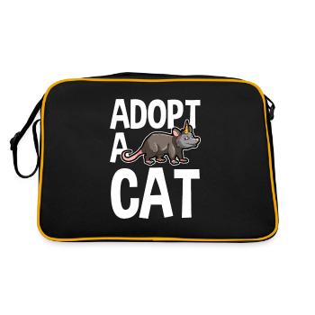 Conception d’opossum pour les amateurs d’opossum et d’opossum - Sac Retro - noir/or - Dos