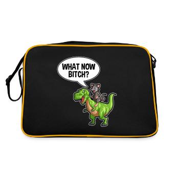 Conception d’opossum pour les amateurs d’opossum et d’opossum - Sac Retro - noir/or - Dos