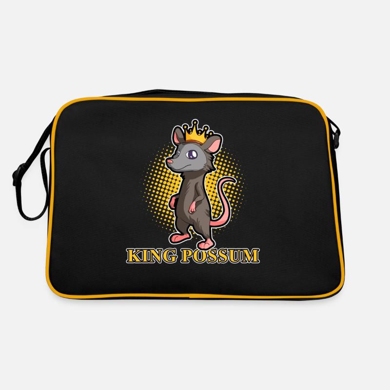 Conception d’opossum pour les amateurs d’opossum et d’opossum Sac Retro