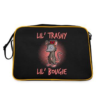 Conception d’opossum pour les amateurs d’opossum et d’opossum - Sac Retro - noir/or - Dos