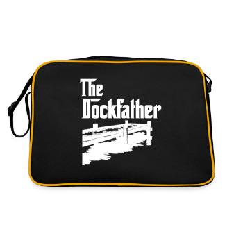 Dock Diving Design for Dog Jumping and Dock Dog - Retro Bag - black/gold - Back