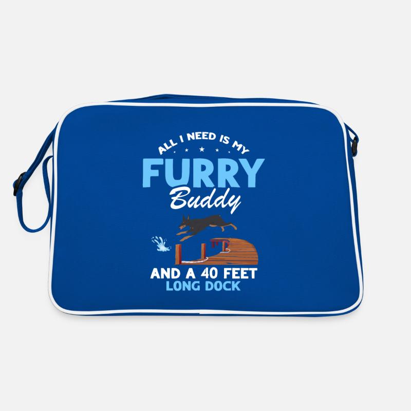 Dock Diving Design for Dog Jumping and Dock Dog Retro Bag