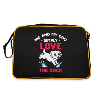 Sports nautiques pour chiens et sports nautiques pour chiens - Sac Retro - noir/or - Dos