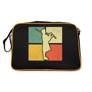 Bagpipes Bagpipes Bagpipe - Retro Bag - black/gold - Back