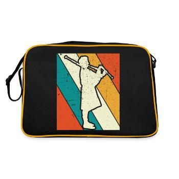 Bagpipes Bagpipes Bagpipe - Retro Bag - black/gold - Back
