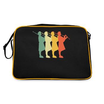 Bagpipes Bagpipes Bagpipe - Retro Bag - black/gold - Back