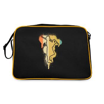 Bagpipes Bagpipes Bagpipe - Retro Bag - black/gold - Back