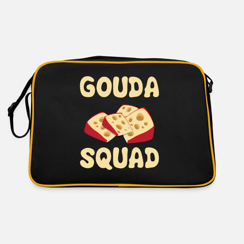 Gouda design pour fromagerie laitière et fromage Gouda Sac Retro