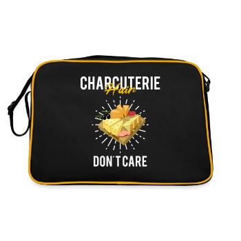 Design de charcuterie pour les fromagers - Sac Retro - noir/or - Dos
