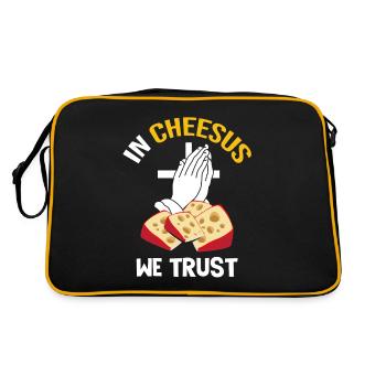 Design de charcuterie pour les fromagers - Sac Retro - noir/or - Dos