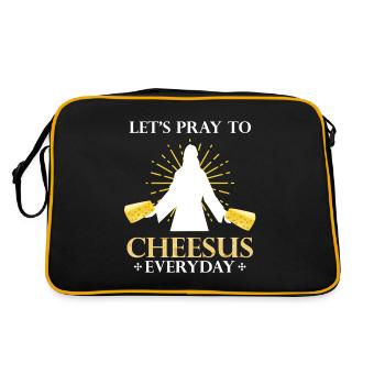 Gouda lovers for smoked Gouda - Retro Bag - black/gold - Back