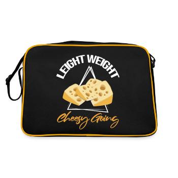 Smoked Gouda Design and Gouda Foodie - Retro Bag - black/gold - Back