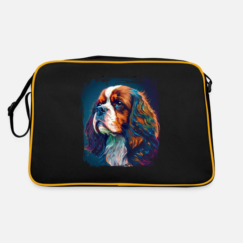 Chien disant Cavalier Spaniel pour les amoureux des chiens Sac Retro