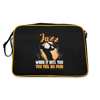 Musiciens d’orchestre de musique jazz - Sac Retro - noir/or - Dos