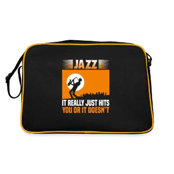 Musiciens d’orchestre de musique jazz - Sac Retro - noir/or - Dos