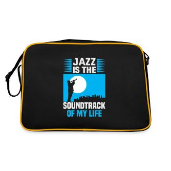 Musiciens d’orchestre de musique jazz - Sac Retro - noir/or - Dos