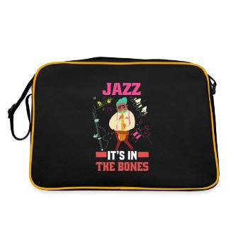 Musiciens d’orchestre de musique jazz - Sac Retro - noir/or - Dos