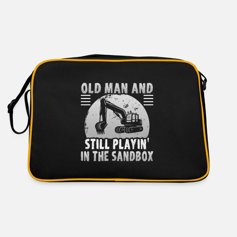 Crane operator design for excavator operators and construction workers Retro Bag