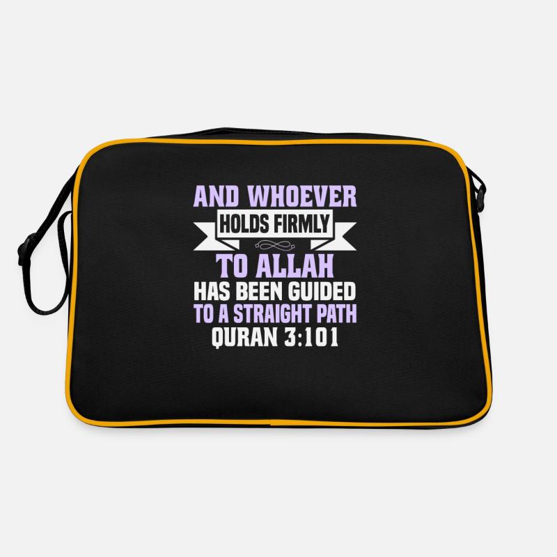 Versets coraniques L’islam cite les textes musulmans du Ramadan Sac Retro