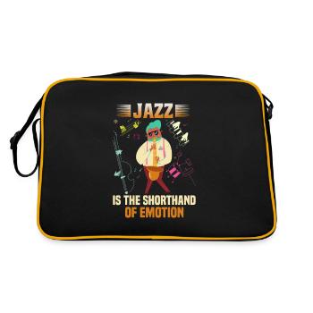 Musiciens d’orchestre de musique jazz - Sac Retro - noir/or - Dos
