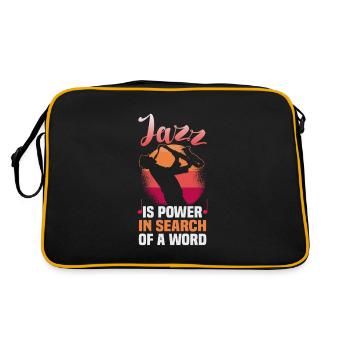 Musiciens d’orchestre de musique jazz - Sac Retro - noir/or - Dos