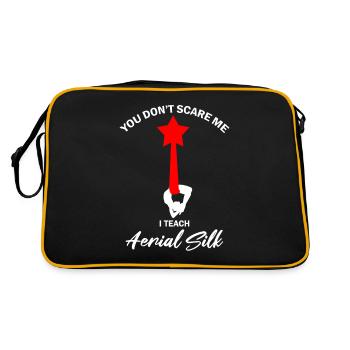 Soies aériennes pour le yoga aérien et la gymnastique aérienne - Sac Retro - noir/or - Dos