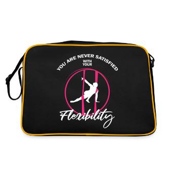 Soies aériennes pour le yoga aérien et la gymnastique aérienne - Sac Retro - noir/or - Dos