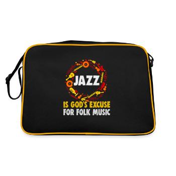 Musiciens d’orchestre de musique jazz - Sac Retro - noir/or - Dos