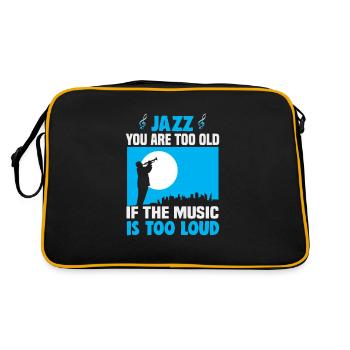 Musiciens d’orchestre de musique jazz - Sac Retro - noir/or - Dos
