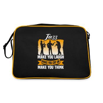 Musiciens d’orchestre de musique jazz - Sac Retro - noir/or - Dos