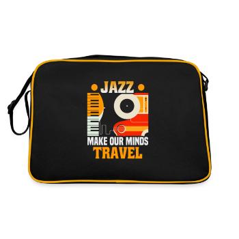 Musiciens d’orchestre de musique jazz - Sac Retro - noir/or - Dos