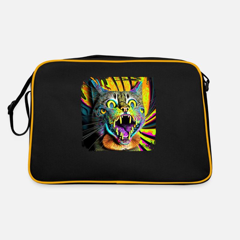 Cat Lovers Cool Cat Design Cat Mama Retro Bag