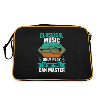 Musiciens d’orchestre de musique classique - Sac Retro - noir/or - Dos