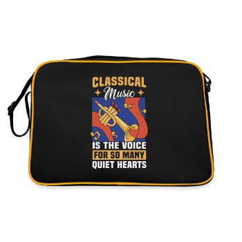 Musiciens d’orchestre de musique classique - Sac Retro - noir/or - Dos