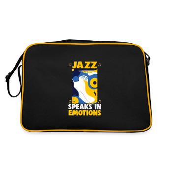 Musiciens d’orchestre de musique jazz - Sac Retro - noir/or - Dos