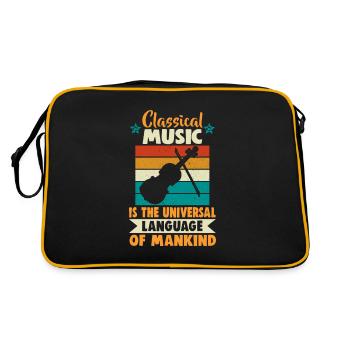 Musiciens d’orchestre de musique classique - Sac Retro - noir/or - Dos