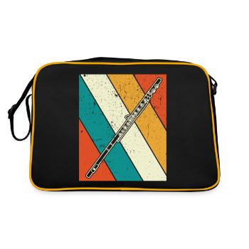 Flûtiste Flûtiste - Sac Retro - noir/or - Dos