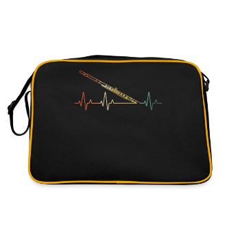 Flûtiste Flûtiste - Sac Retro - noir/or - Dos
