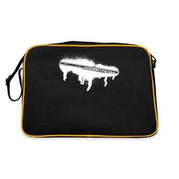 Flûtiste Flûtiste - Sac Retro - noir/or - Dos
