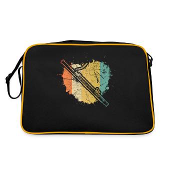 Basson Basson Bassoniste Bassoniste - Sac Retro - noir/or - Dos